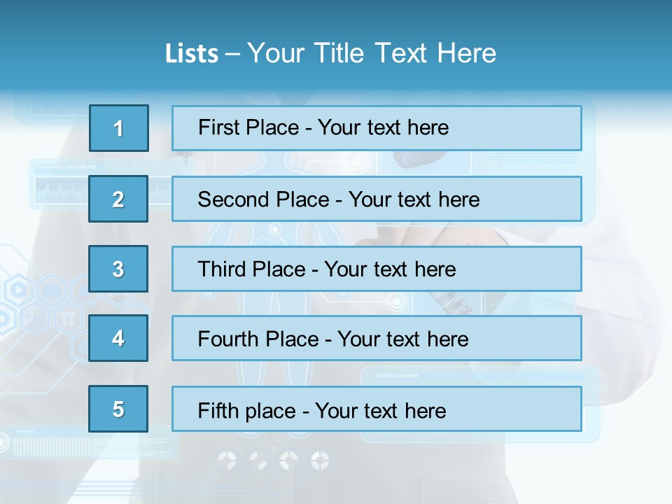 Health Test Molecule PowerPoint Template