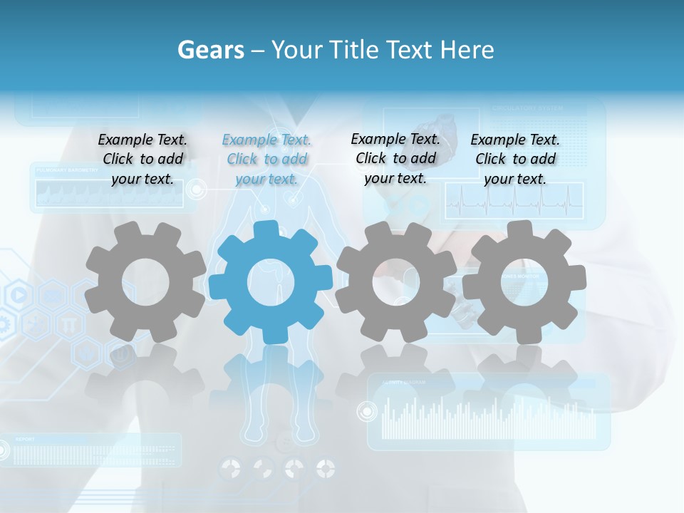 Health Test Molecule PowerPoint Template