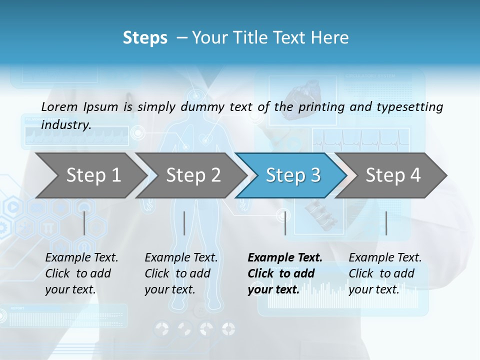 Health Test Molecule PowerPoint Template