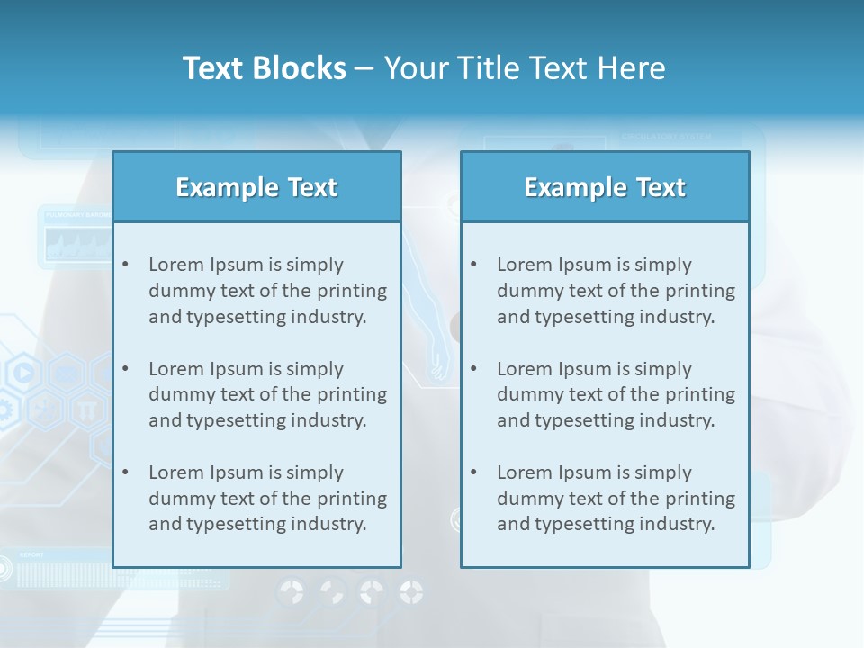 Health Test Molecule PowerPoint Template
