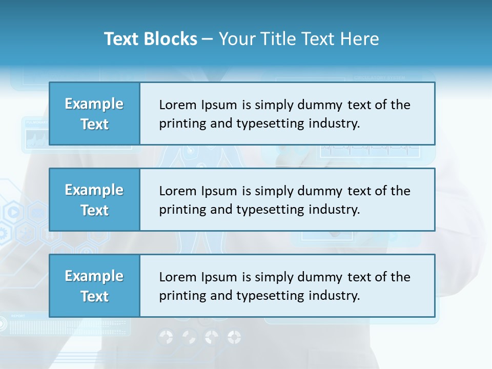 Health Test Molecule PowerPoint Template