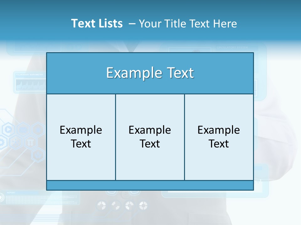 Health Test Molecule PowerPoint Template