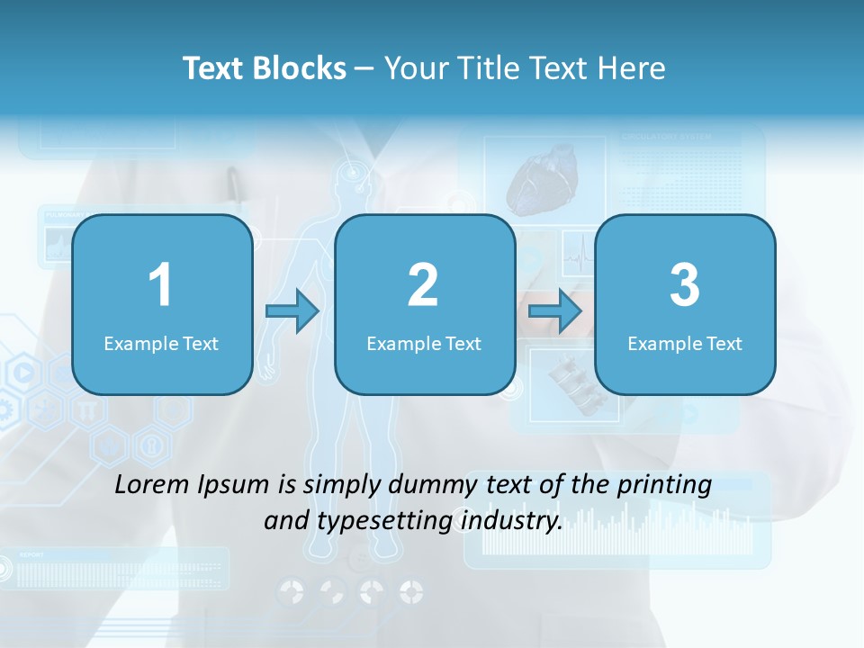 Health Test Molecule PowerPoint Template