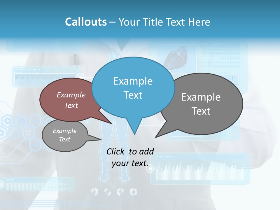 Health Test Molecule PowerPoint Template