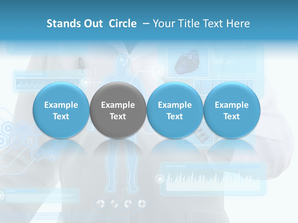 Health Test Molecule PowerPoint Template
