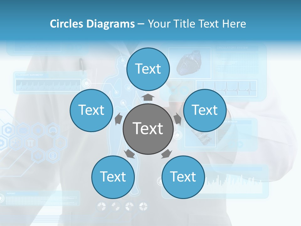 Health Test Molecule PowerPoint Template