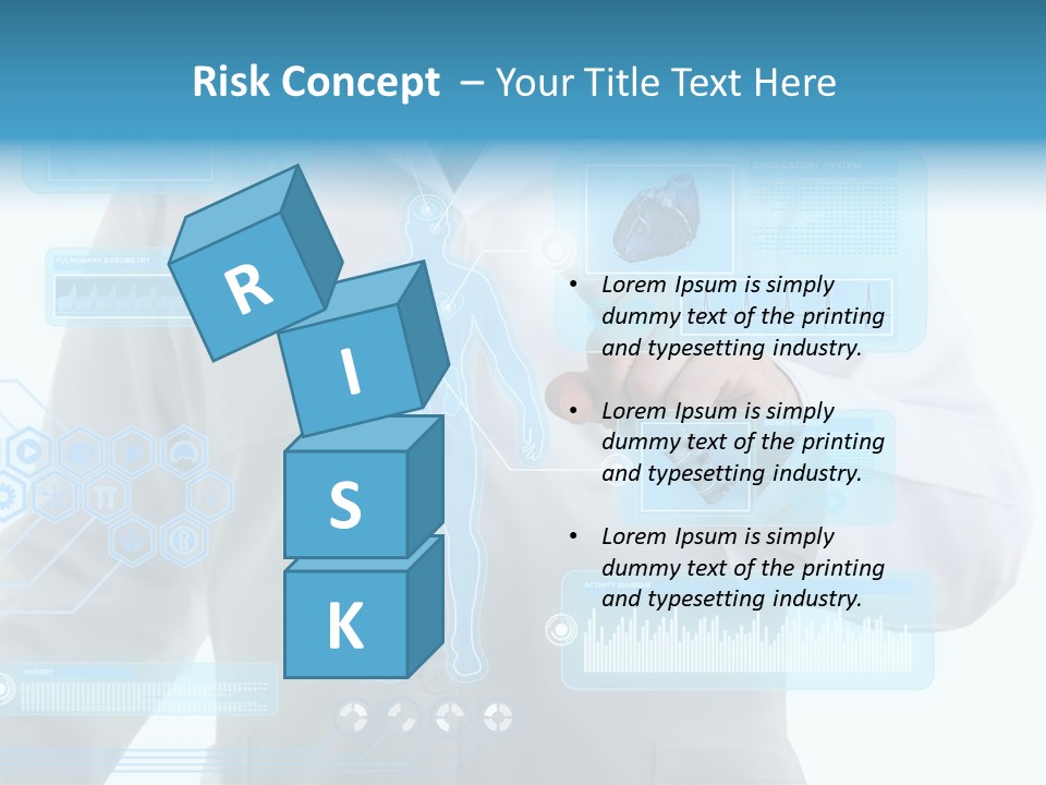 Health Test Molecule PowerPoint Template