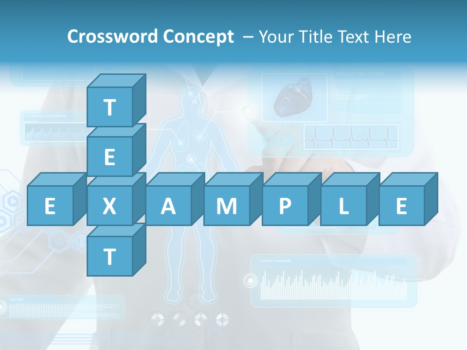 Health Test Molecule PowerPoint Template