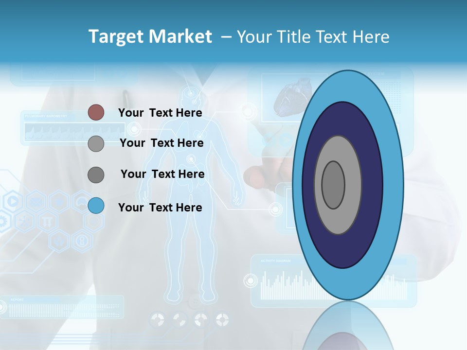 Health Test Molecule PowerPoint Template
