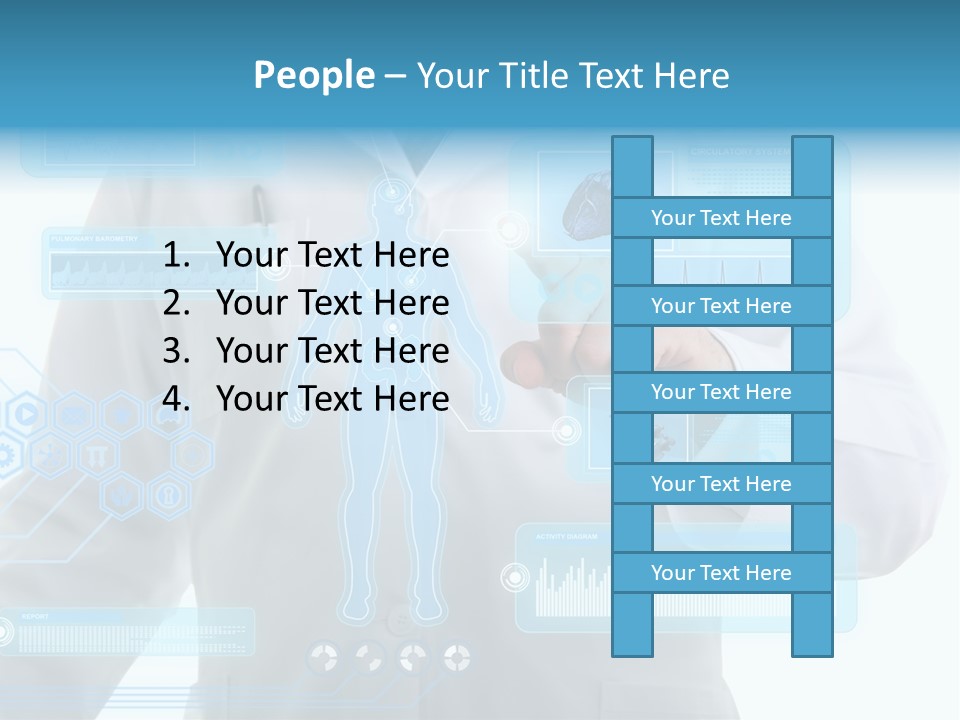 Health Test Molecule PowerPoint Template