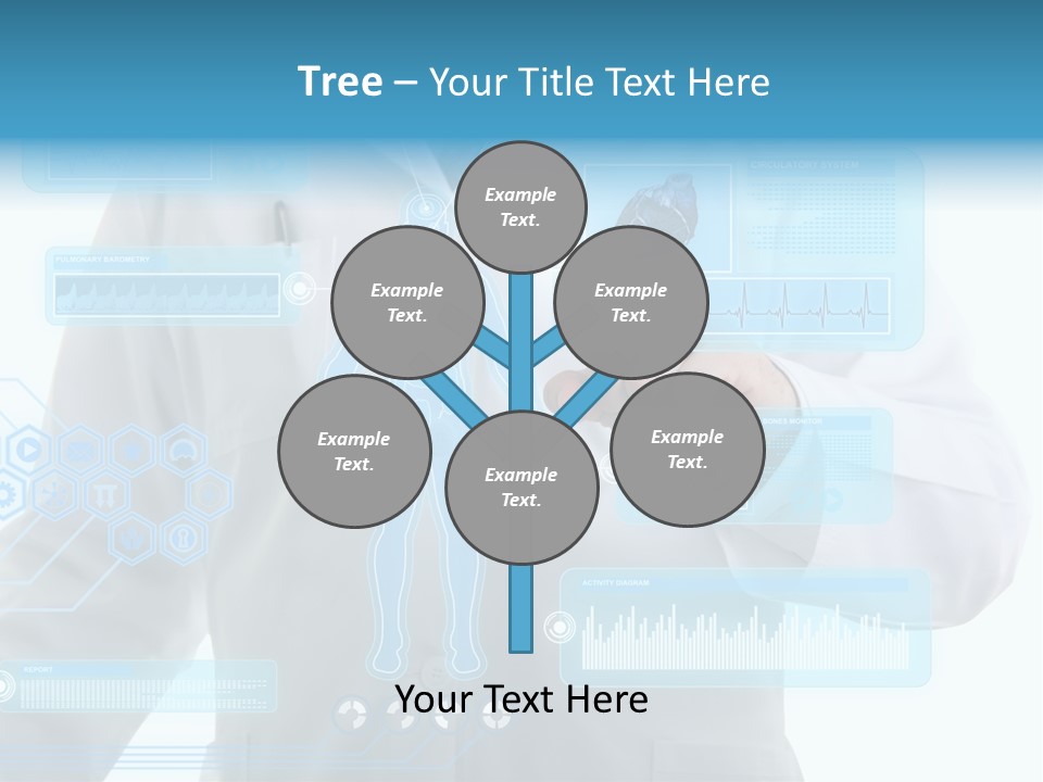 Health Test Molecule PowerPoint Template