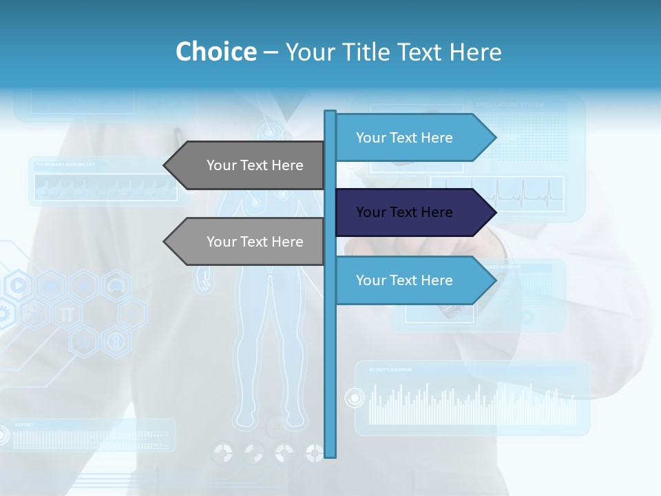 Health Test Molecule PowerPoint Template