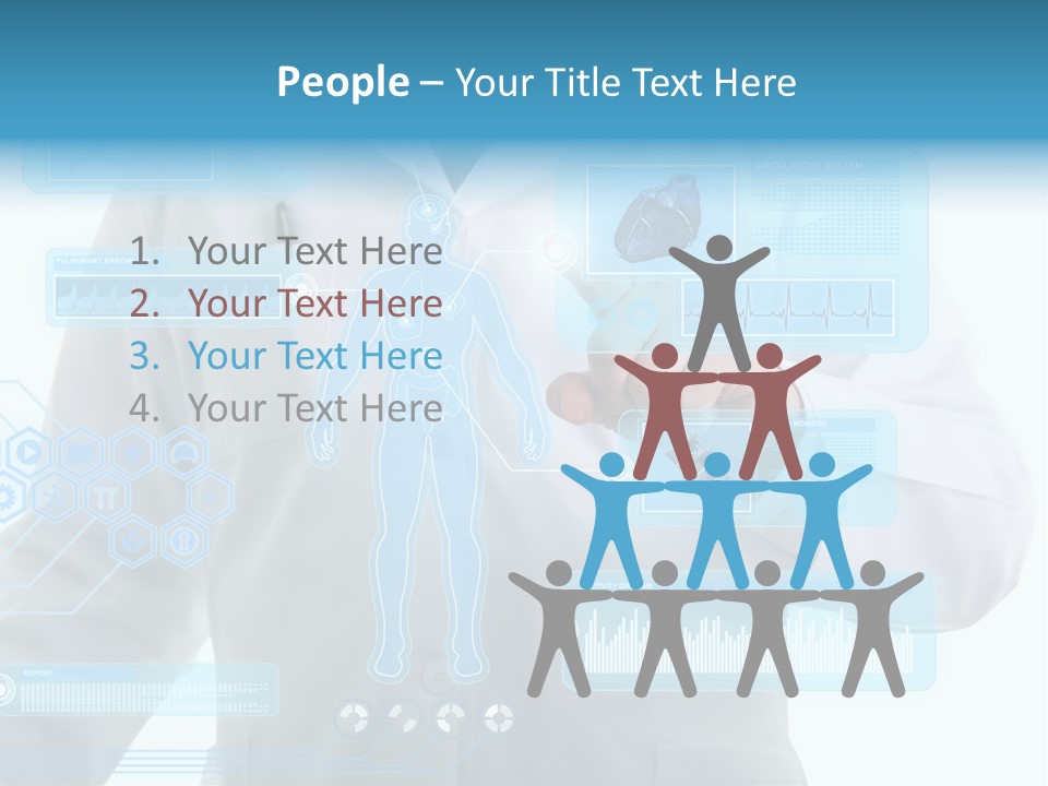 Health Test Molecule PowerPoint Template