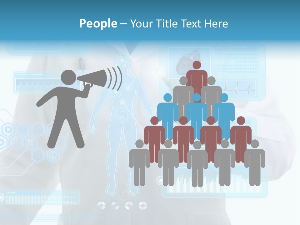 Health Test Molecule PowerPoint Template