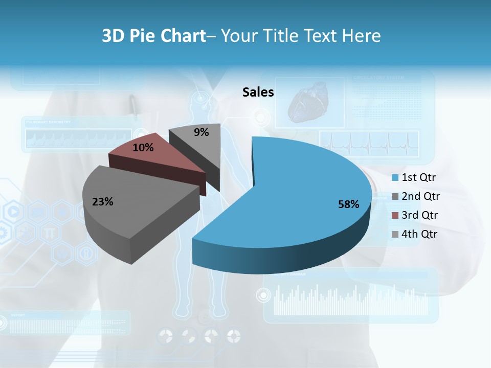 Health Test Molecule PowerPoint Template