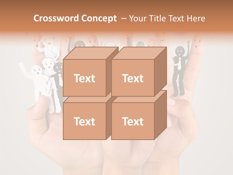 Hug Team Happy PowerPoint Template