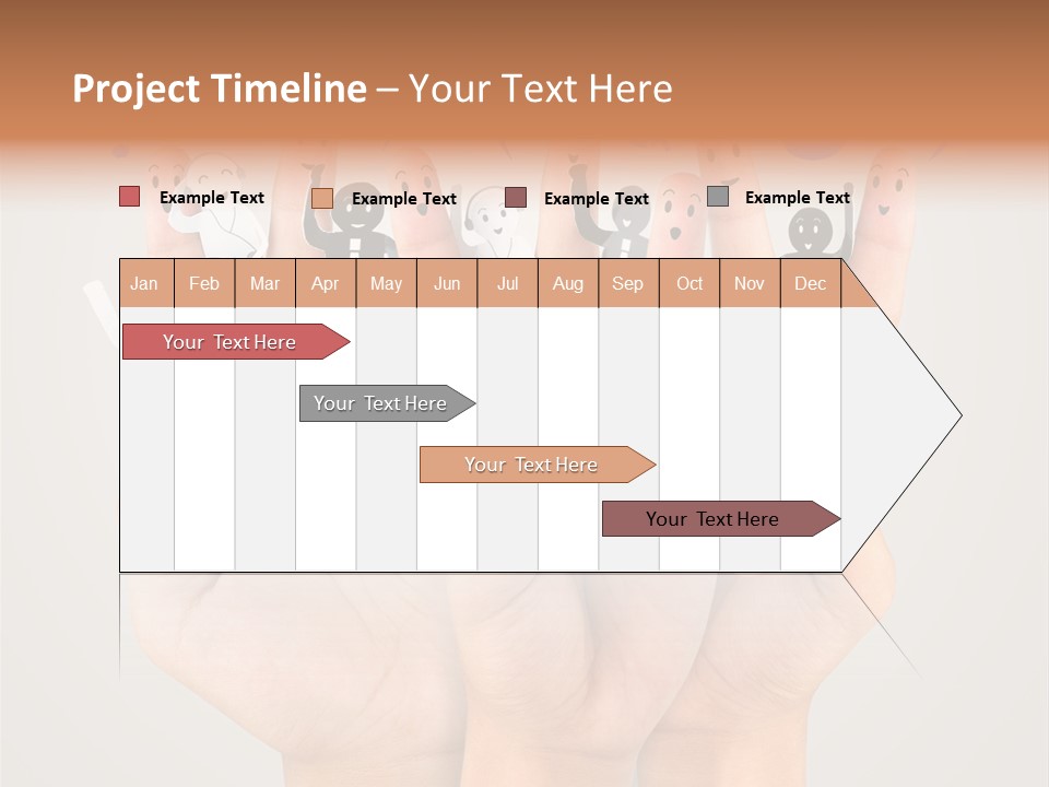 Hug Team Happy PowerPoint Template