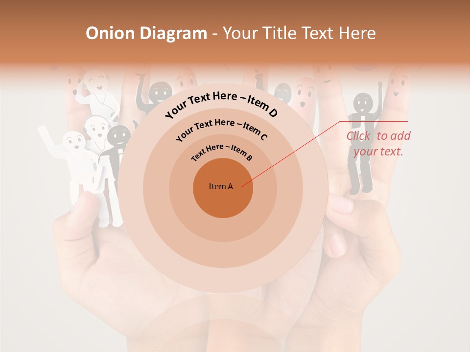 Hug Team Happy PowerPoint Template