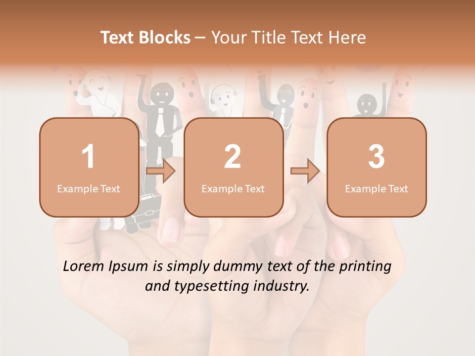Hug Team Happy PowerPoint Template