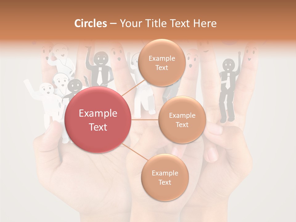 Hug Team Happy PowerPoint Template