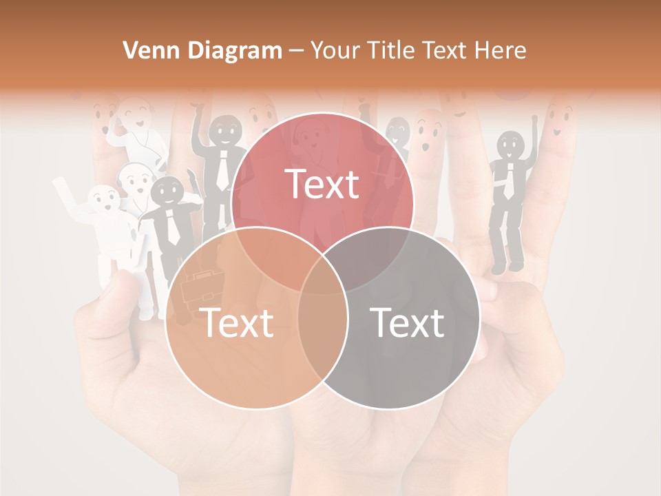 Hug Team Happy PowerPoint Template