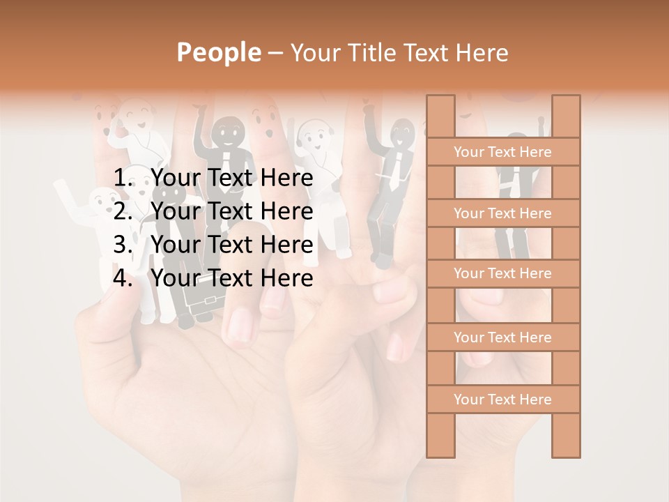 Hug Team Happy PowerPoint Template