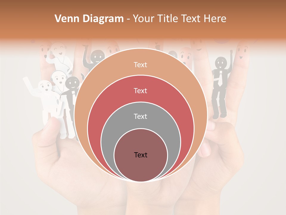Hug Team Happy PowerPoint Template