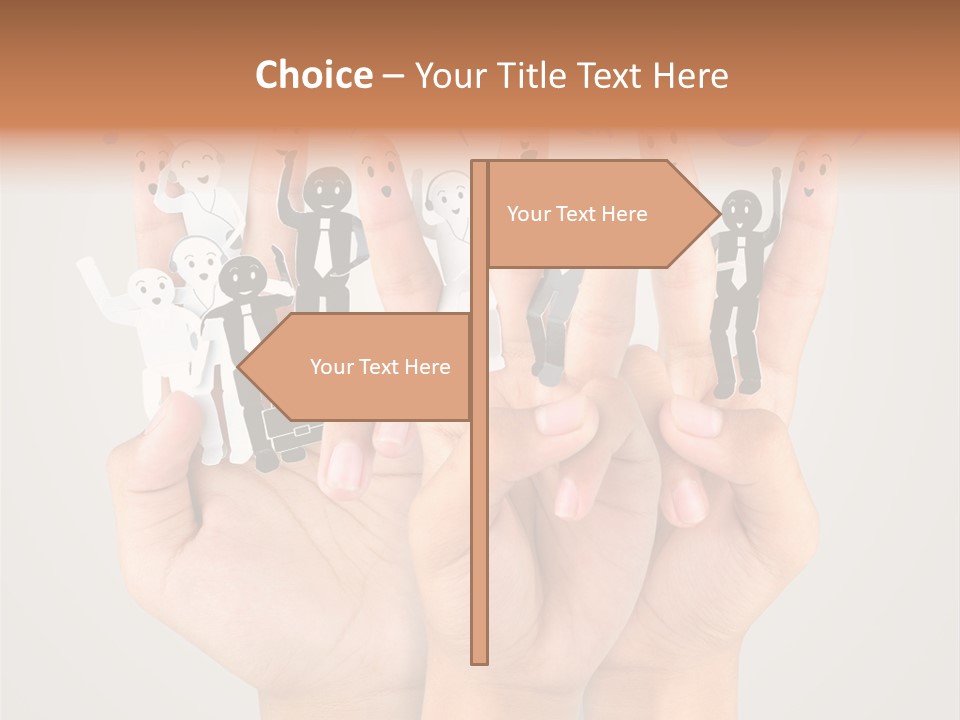 Hug Team Happy PowerPoint Template