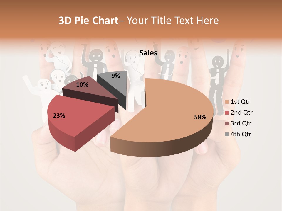 Hug Team Happy PowerPoint Template