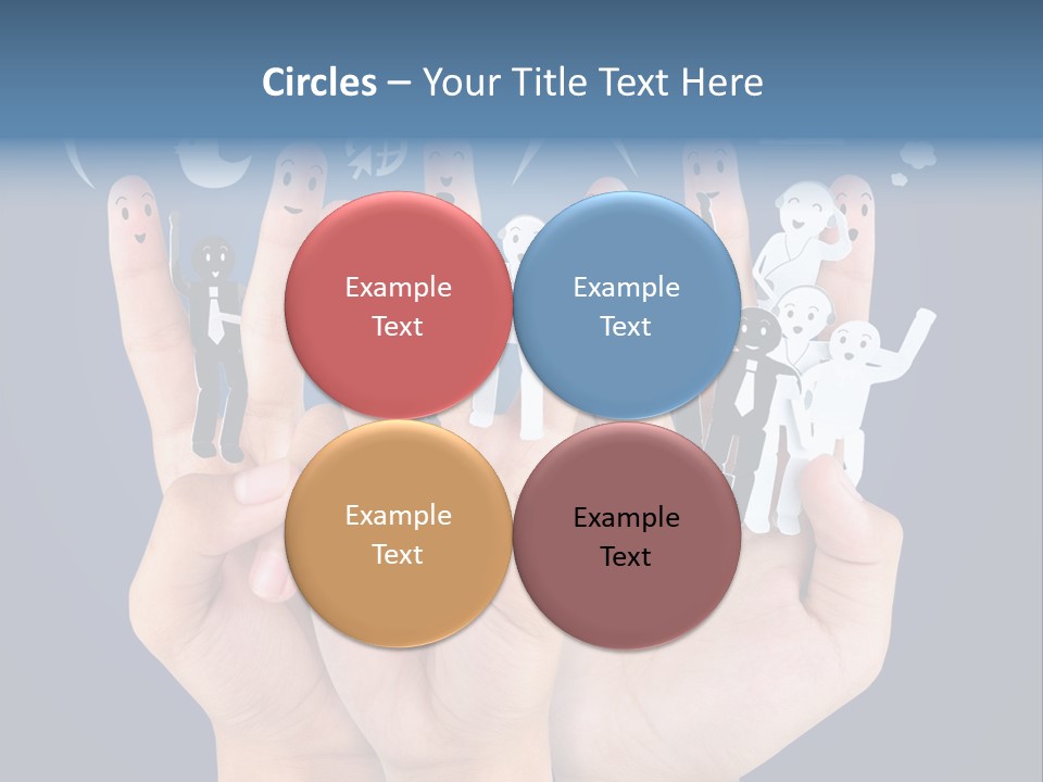 Happy Smiley Partnership PowerPoint Template