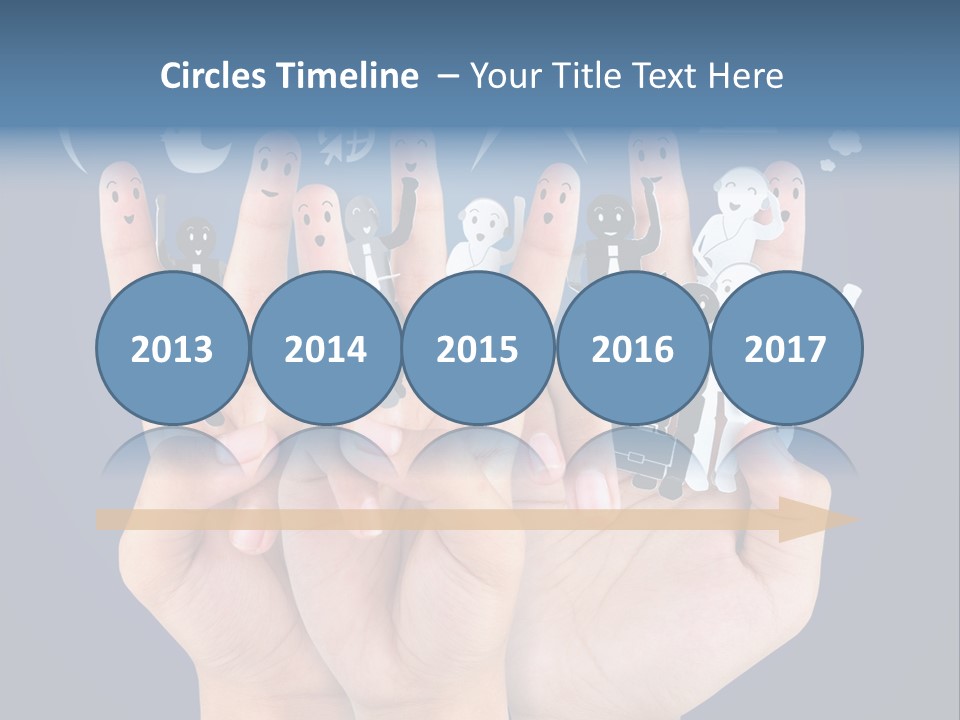 Happy Smiley Partnership PowerPoint Template