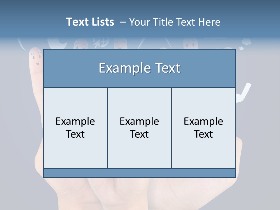 Happy Smiley Partnership PowerPoint Template