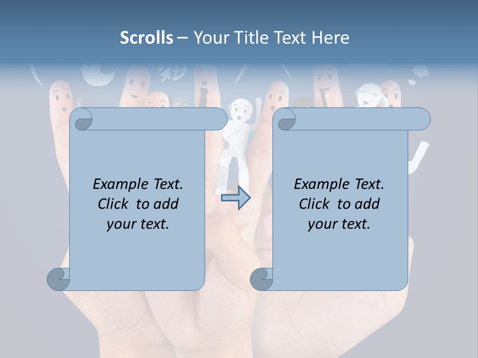 Happy Smiley Partnership PowerPoint Template