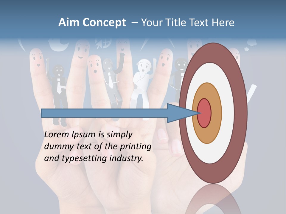 Happy Smiley Partnership PowerPoint Template