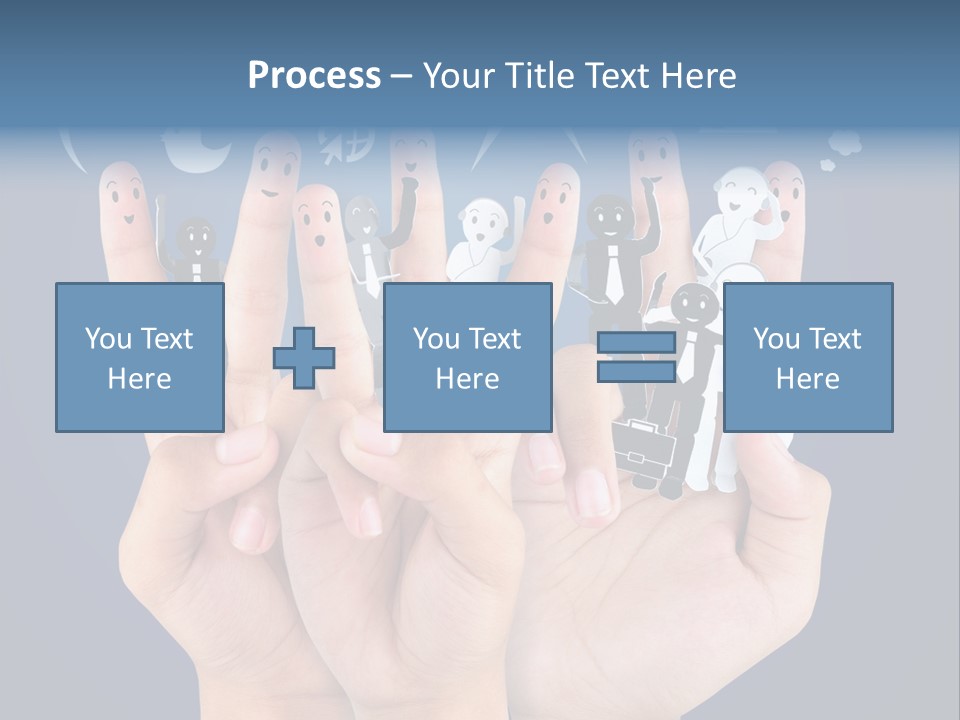 Happy Smiley Partnership PowerPoint Template