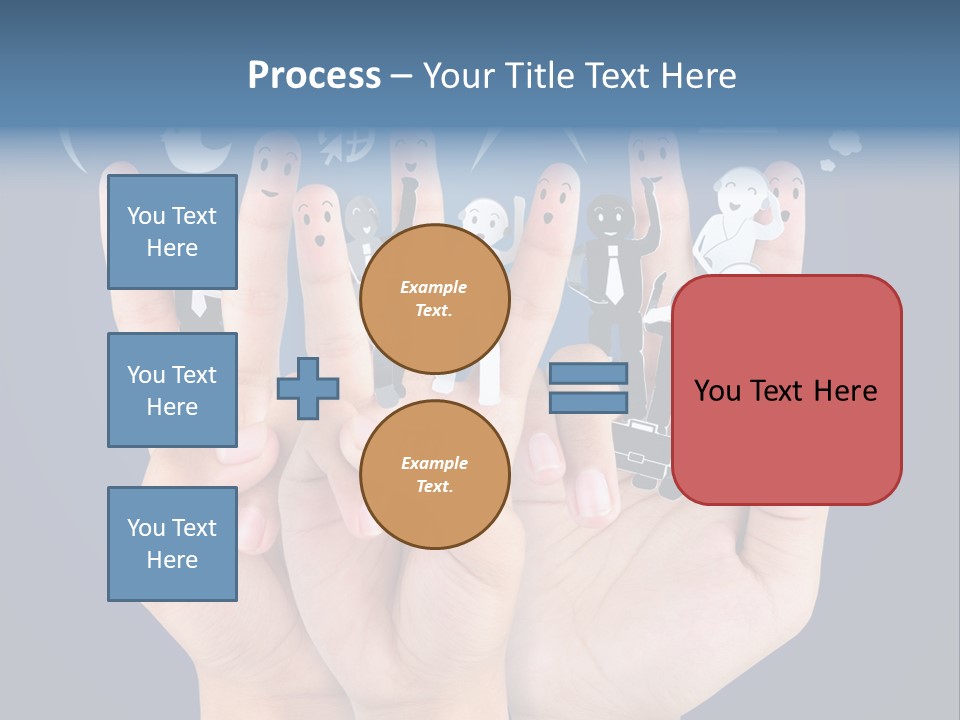 Happy Smiley Partnership PowerPoint Template