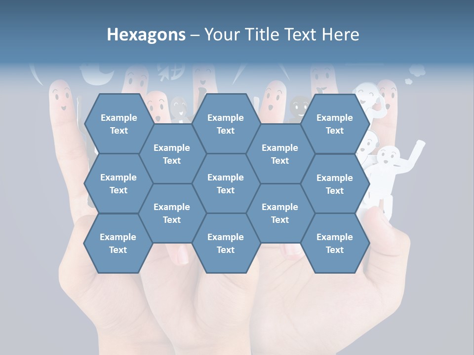 Happy Symbol United PowerPoint Template