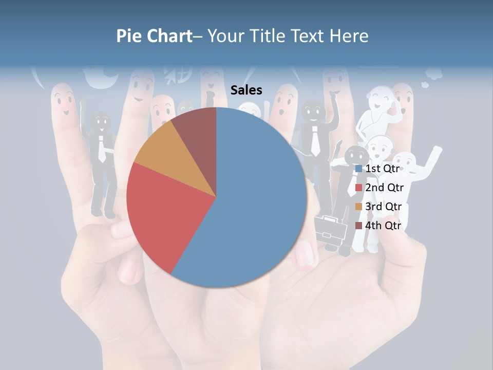 Happy Symbol United PowerPoint Template