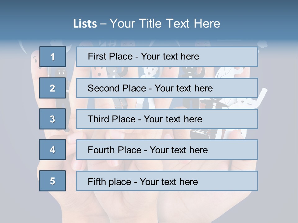 Happy Symbol United PowerPoint Template