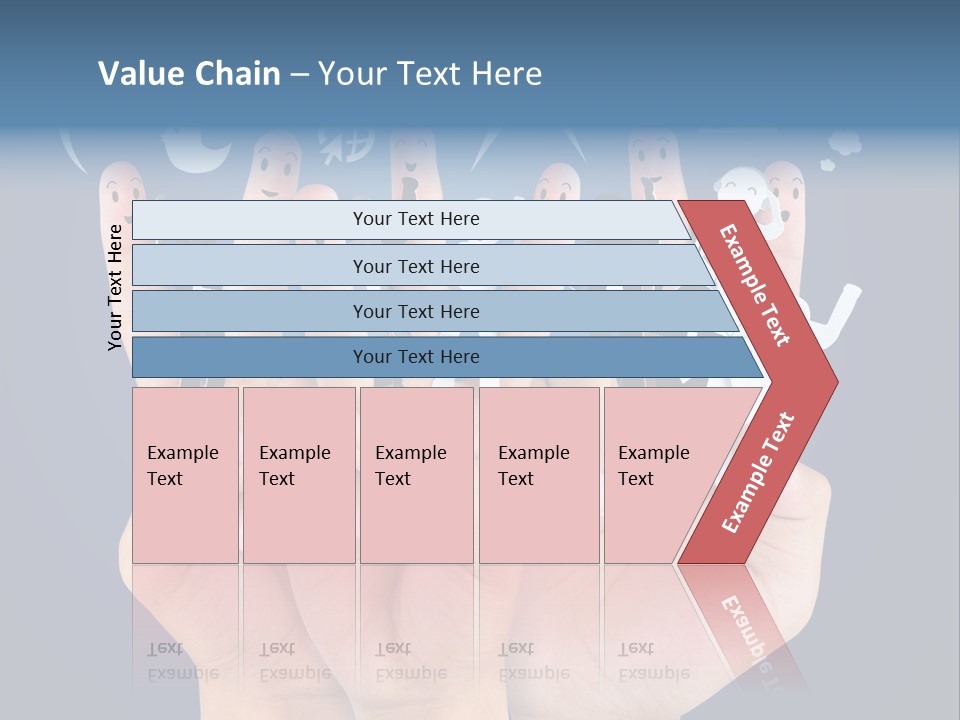 Happy Symbol United PowerPoint Template