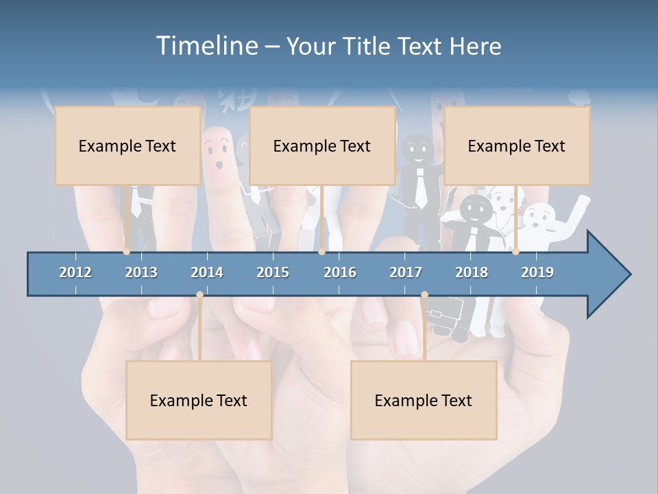 Happy Symbol United PowerPoint Template
