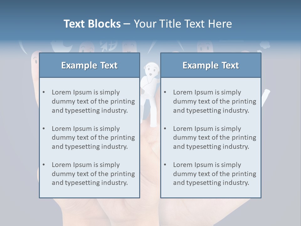 Happy Symbol United PowerPoint Template