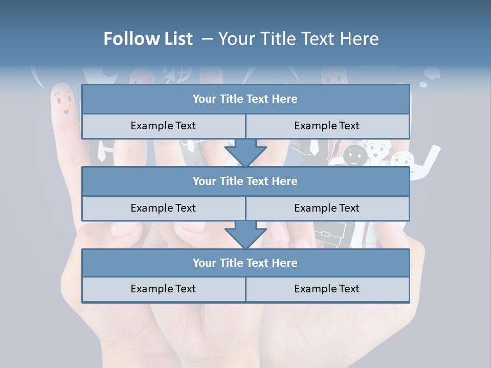 Happy Symbol United PowerPoint Template