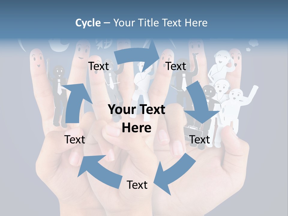 Happy Symbol United PowerPoint Template