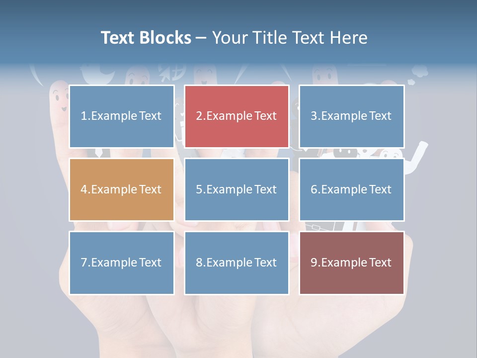 Happy Symbol United PowerPoint Template