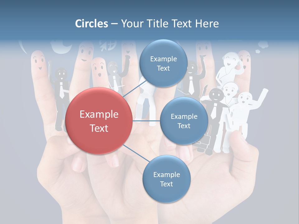 Happy Symbol United PowerPoint Template