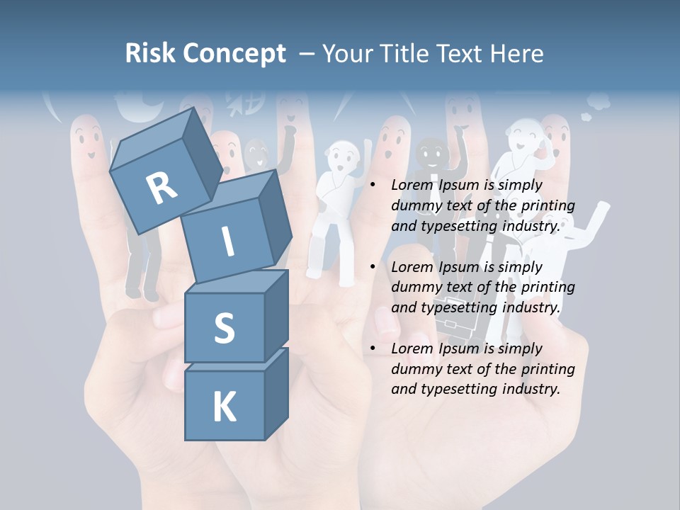 Happy Symbol United PowerPoint Template