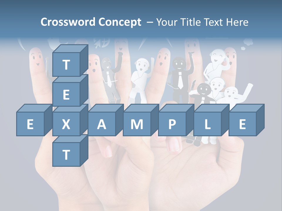 Happy Symbol United PowerPoint Template