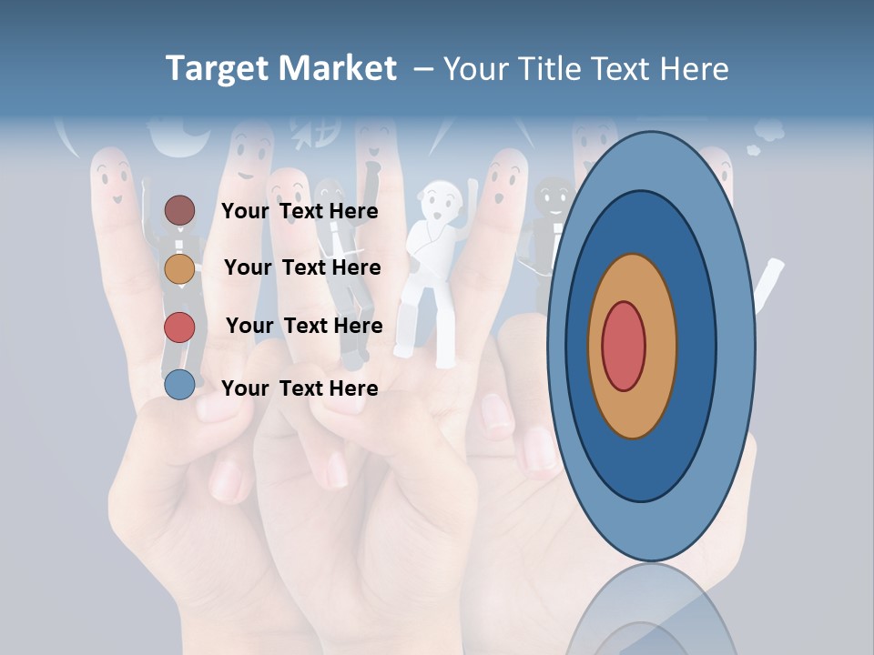 Happy Symbol United PowerPoint Template