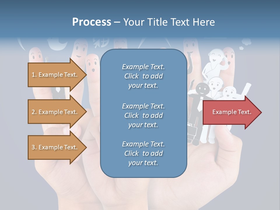 Happy Symbol United PowerPoint Template